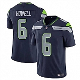 Men & Women & Youth Seattle Seahawks #6 Sam Howell Navy Vapor Limited Football Stitched Jersey,baseball caps,new era cap wholesale,wholesale hats